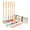 Premium (35 Inch), variant on GoSports Deluxe Croquet Set - Full Size for Adults & Kids, Includes 6 Croquet Premium Wood Mallets(35 In Long) for Durability, 6 Balls, 9 Wickets