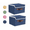 Navy, variant on Giyblacko Home Textile StorageFoldable Fabric Storage With Handle Lid Large Collapsible Box Basket For Home Organizer 2 Packs Blue