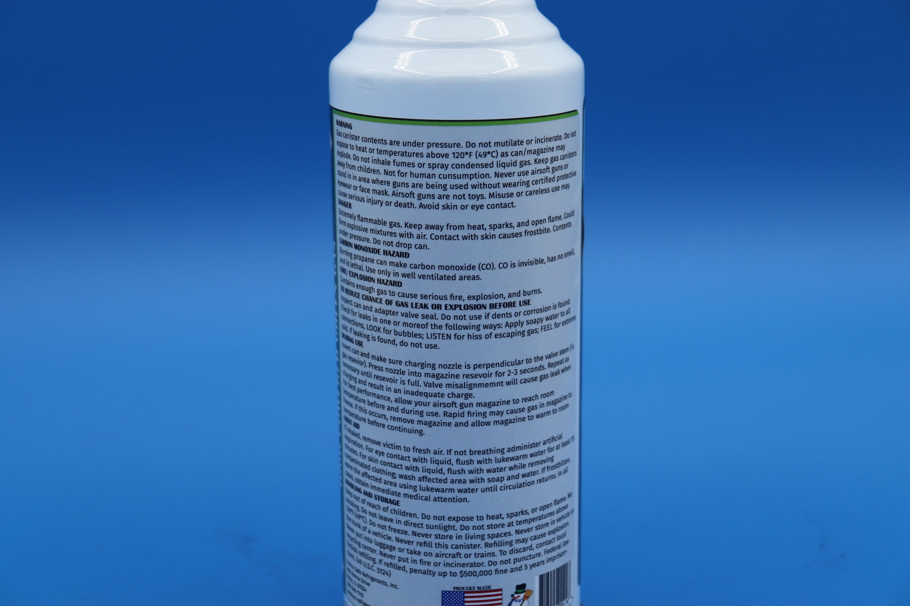 Envirosafe Airsoft Refill, Green Gas, 6 Cans