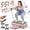 Pink, variant on Doulami Vibration Plate Exercise Machine, Whole Body Vibration Machine Shaker Platform with Bluetooth Speaker & 7-Color LED Light, 150W Motor, 200 Speed Levels, Remote Control & Resistance Bands Set