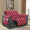 thumbnail image 1 of Protecteur de Meubles Réversible pour Chien de Compagnie Enfants Bordeaux/chaise Noire, 1 of 2