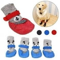 thumbnail image 4 of Calcetines para perros, botas, zapatos para perros, calcetines para gatos, suelas antideslizantes, calcetines ajustables con patas de perro y gato, aptos para uso en interiores y exteriores, 4 of 6