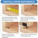 thumbnail image 3 of 2 Sets Pivot Hinges Black Cabinet Hinges Heavy Duty Concealed Shaft Door Hingess, 3 of 5
