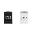 thumbnail image 3 of Billuyoard Año 2022-2023, calendario de septiembre a diciembre, papel escolar para dormitorio, calendario mensual, planificador de mesa, Bloc de notas, Decoración del hogar Blanco Billuyoard HA065394-02, 3 of 6