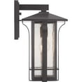 thumbnail image 3 of Progress Lighting Cullman 1-Light Outdoor Wall Lantern, Antique Bronze, Seeded Glass, 3 of 5