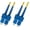 Yellow OS2 Singlemode, variant on 50 Meter OS2 Singlemode Duplex Fiber Optic Cable (9/125) - SC to SC - Yellow