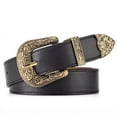 thumbnail image 2 of SAYOO  Vintage Carved Versatile Belt for Women, Three Piece Waistband, Dress Fashion Belt, Clothing Supplies, 2 of 2
