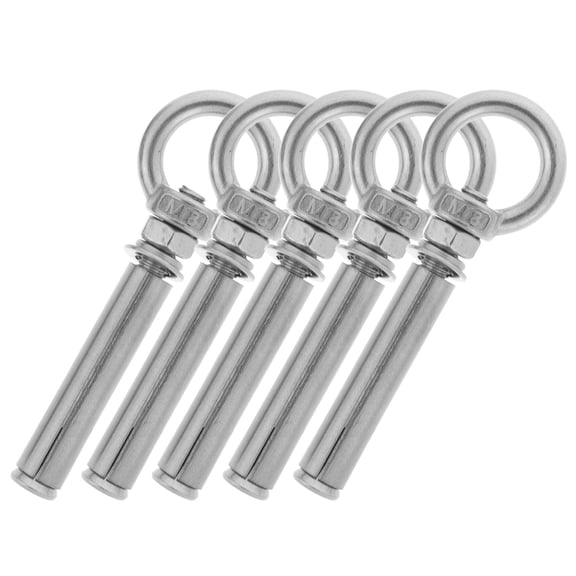 TITINICE 5-Pack Heavy Duty Stainless Steel Dog Stakes for Outdoor Yard Pet Anchoring and Secure Tethering