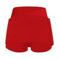 thumbnail image 3 of uublik Skirt Shorts For Women High Waisted Athletic Golf Skorts Running Workout Skirts 2 in 1 Red, 3 of 4