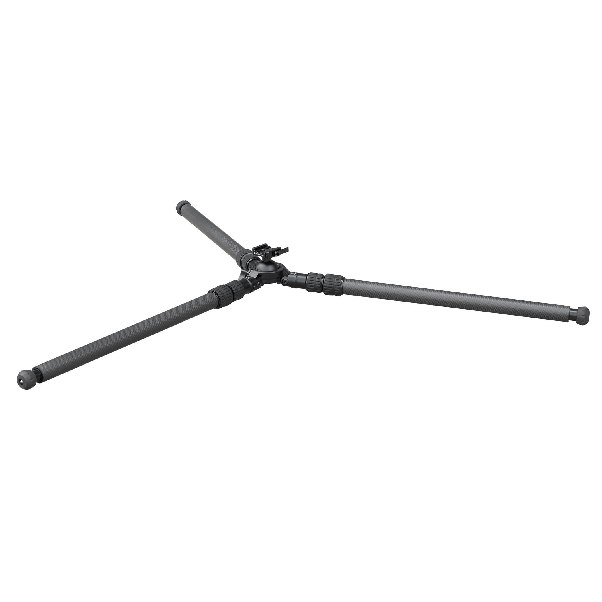 FANAUE Carbon Fiber Tripod with 65mm Ball Head, Inverted Leg Design for Stable Hunting and Shooting Support HTC-4030-65