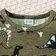 thumbnail image 5 of UAYOTSE Kids Spring short Set 6 9 12 18 24 Months Toddler Little Boys Girls Pajamas Base Layer Set,Sizes 6-9 Months, 5 of 6