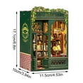 thumbnail image 3 of Diy Miniature Owl Bookstore Kit, 3D Wooden Puzzle For S Teens Beginners, Dollhouse Bookshelf Decor With Light, Gifts For Family Friends, 3 of 7