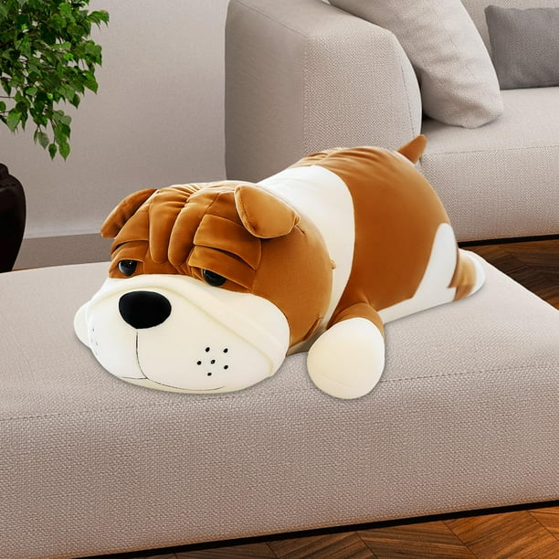 Muñeco de peluche para perro, juguete de peluche para cachorro, almohada para perro cómoda y creativa, juguete de peluche para dormitorio, sofá, dormi Cúrcuma