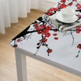 thumbnail image 4 of HAOXIT Asian , Plum Tree Blossoms Japanese Spring Traditional Festival Seasonal Celebration Print, Dining Room Kitchen Rectangular Table Cover 48''x48'', 4 of 7