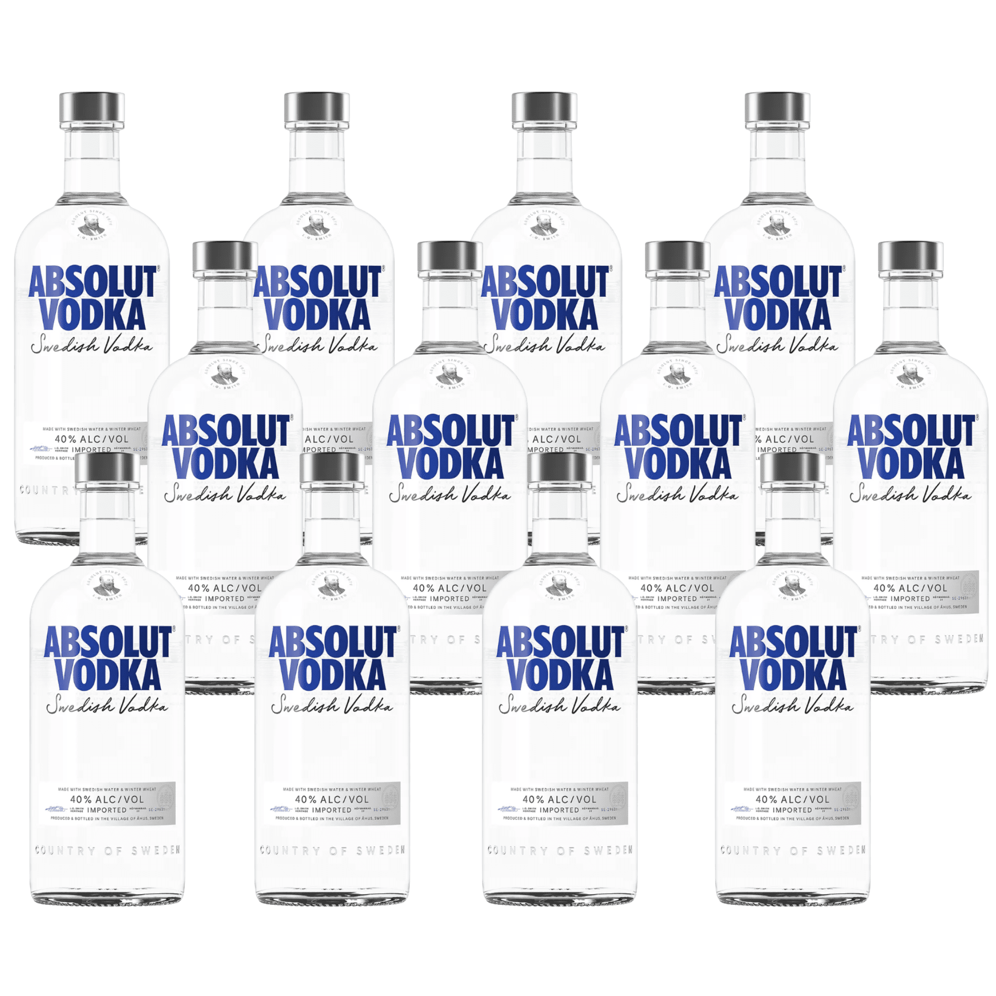 Absolut Azul Caja de 12 Vodka Absolut Azul 750 ml | Walmart en línea