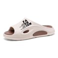 thumbnail image 1 of Men's Beach Slippers with Soft Low Arch Support Comfortable Thick Sole Anti Slip Easy To Clean, 1 of 5