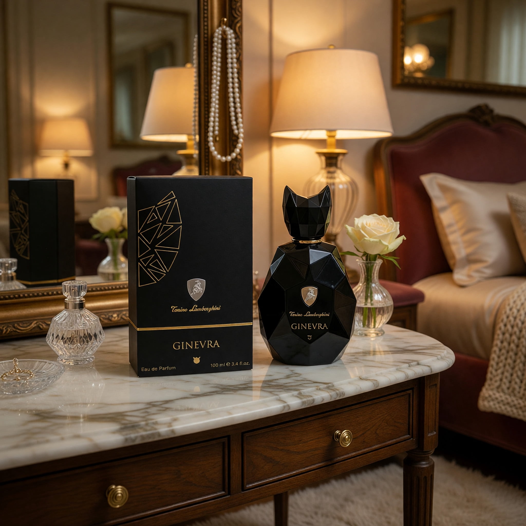 Tonino Lamborghini Ginevra Black Panther Ladies Eau De Parfum