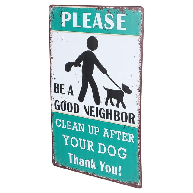 QUMIIRITY Señal Metálica Americana Para Patio Vintage Advertencia Para Limpieza