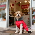 thumbnail image 4 of Hearth & Gear Insulated Reflective Coat With Adjustable High Collar For Winter Warmth And In Cold Weather Outdoor Adventures Pet Clothes Rack Hanger Pet Clothes Rack Pet Clothes for Medium Dogs Boys, 4 of 6