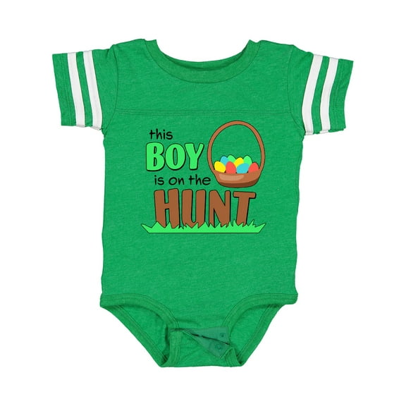 Inktastic This Boy is on the Hunt- Easter Eggs Boys Baby Bodysuit