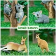 thumbnail image 3 of Toymany 7PCS Australian Wildlife Animal Figurines Includes Koala and Kangaroo Figure Toy, Plastic Forest Animal Figures Toy Set, Cake Toppers Christmas Birthday Gift for Kids Toddlers, 3 of 7