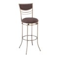 thumbnail image 5 of Hillsdale Amherst 24" Swivel Metal Counter Stool in Champagne, 5 of 5