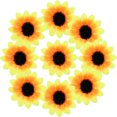 thumbnail image 3 of 150 piezas de cabeza de girasol simulada, pequeña cabeza de girasol, adorno de girasol, decoración DIY, 3 of 8