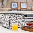 thumbnail image 6 of Balery Bird Pattern Oven Cover Kitchen Bread Machine Protector, 4 Slice Toaster Cover for Home, Anti Dust Fingerprint Coaster Cover, 6 of 7