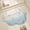 Blue, variant on Crochet Cloud Shaped Bath Mat, Ultra Soft Absorbent Microfiber Shaggy Rug, Non-Slip Bathroom Floor Mat, Machine Washable Door Mat Area Rug for Bedroom Living Room, Gradient Blue