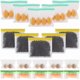 thumbnail image 2 of 20 bolsas de almacenamiento reutilizables bolsas de congelador Bpa bolsas de almuerzo gruesas a prueba de fugas lavables reutilizables bolsas de almacenamiento reutilizables para refrigerar Feliz Sencillez, 2 of 5