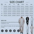 thumbnail image 3 of New Men Waffle Fitness Sports Set Breathable Long Sleeve Jacket Elastic Waist Pants Casual Outdoor Tracksuit Jogging Suit for Male 2-Piece Fashionable Sportswear Sets, 3 of 4
