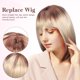 thumbnail image 2 of Peluca Bob para mujer: Peluca corta y recta para fiesta, de fibra sintética resistente al calor, ideal para disfraz de Halloween o fiesta de cosplay., 2 of 8