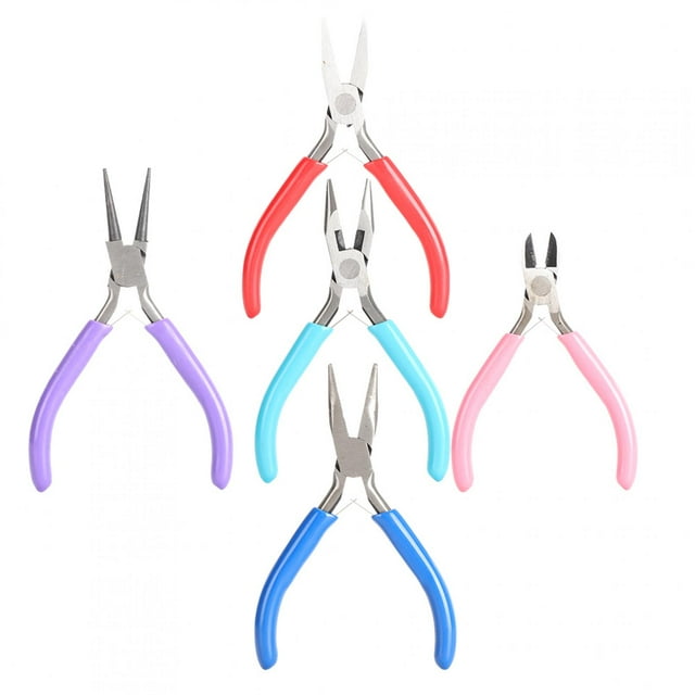 Abrazadera diagonal, 5 piezas, alicates pequeños para joyería, alicates manuales, pinzas ultra sensibles