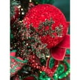 thumbnail image 3 of Regency International 8" Sequin Ball Ornament, Red, 3 of 3