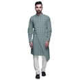 thumbnail image 1 of Atasi Ensemble Kurta-Pyjama Long en Coton pour Hommes, Kurta-Pyjama Décontracté de Designer, Vêtements, 1 of 3