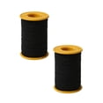 thumbnail image 1 of CY5O5ee 2Roll 400m 0.5mm Elastic Cord Beading Threads Stretch String Thickness Elastic Sewing Thread Crafting Cords for Jewelry Making Beading DIY Project, 1 of 8