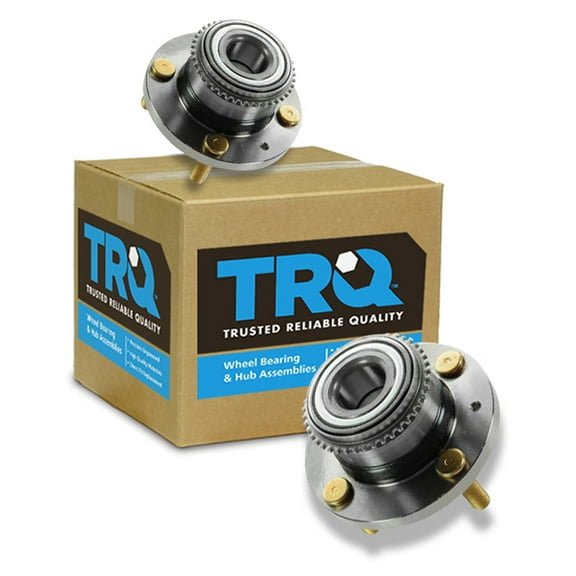 TRQ Wheel Bearing & 4 Lug Hub Assembly Rear Pair for 02-07 Mitsubishi Lancer BHA53694 Fits select: 2002-2007 MITSUBISHI LANCER ES