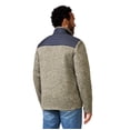thumbnail image 3 of Free Country Men's Frore Sweater Knit Fleece Jacket Khaki Heather XL, 3 of 3