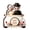 White, variant on Keepsake Wooden Vintage Car Ornament,Elderly Couple Anniversary Memento with Sentimental Engraved Message,Rustic Tabletop Decor for Grandparents Wedding Keepsake,5.9