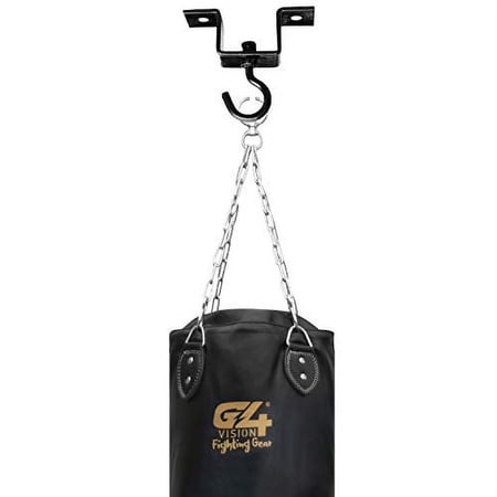 G4 VISION Professional Ceiling Hook Punch Bag Black, Stainless Steel Heavy Duty Hook for Hanging Punching Bags