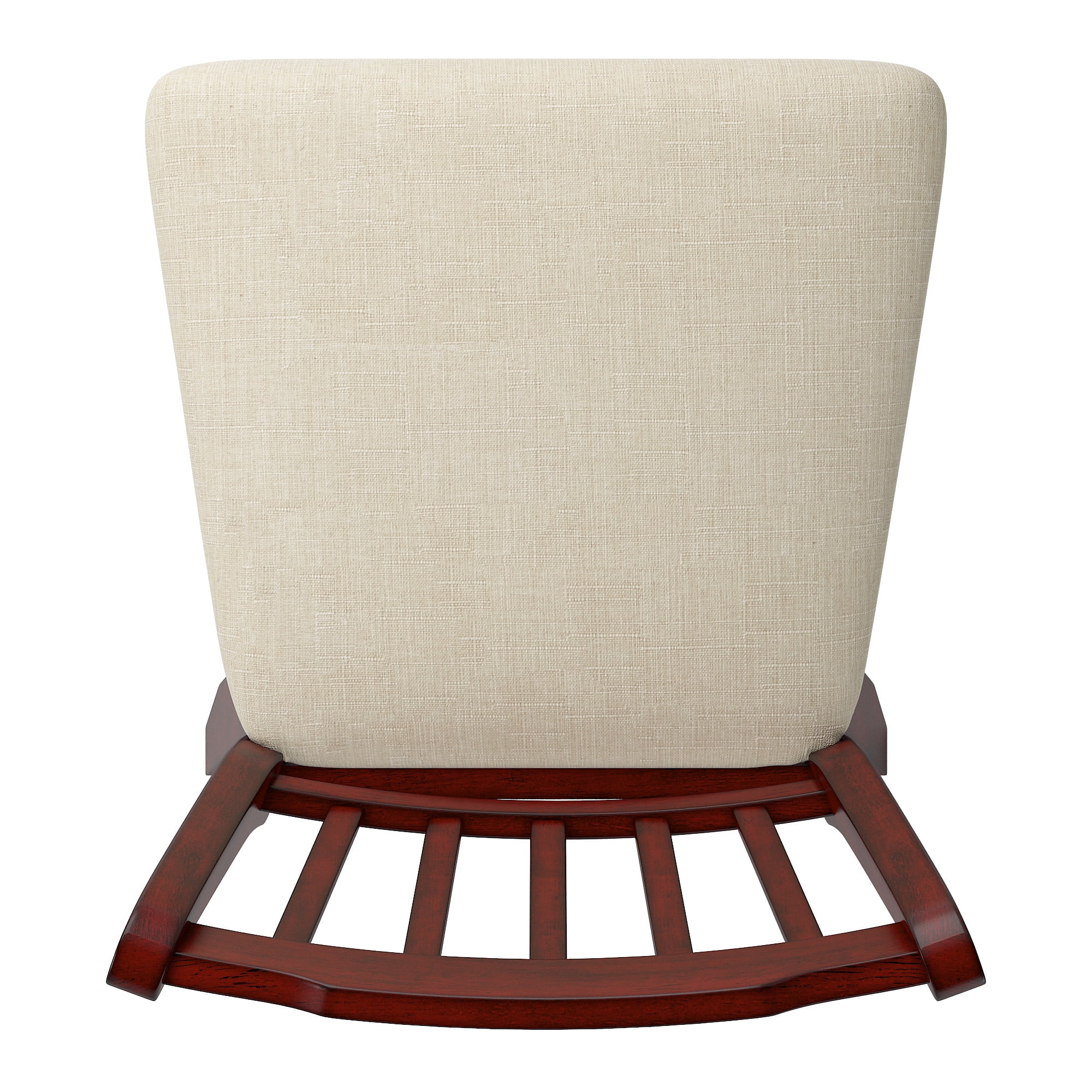 Weston Home Sheena Wood Slat Back 24-inch Counter Height Swivel Stool, Antique Berry Red