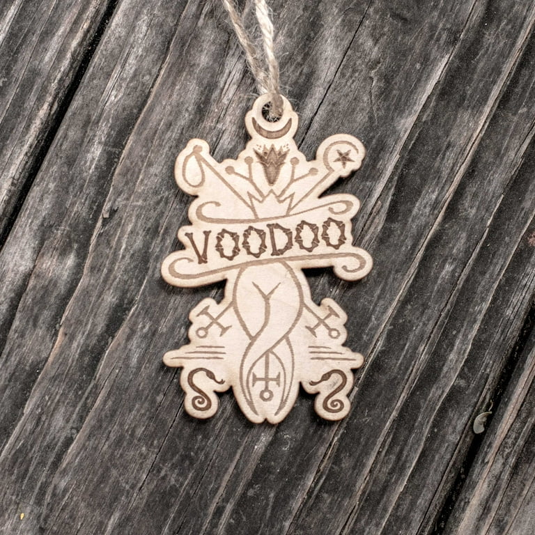 Ornament - Voodoo- Raw Wood 3x4in Ornament - Voodoo- Raw Wood 3x4in