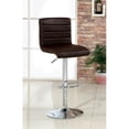 thumbnail image 2 of Furniture of America Darrington Adjustable Swivel Faux Leather Bar Stool, 2 of 2