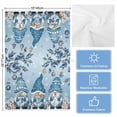 thumbnail image 5 of Blue Ombre Gnomes Christmas Kitchen Towels Set of 3, Water Absorbent Dish Towel, Xmas Balls Tree Snowflake Retro Decorative Hand Towels - Quick Drying Cloth for Cooking Baking, 18x28 Inch, 5 of 8
