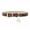Coffee, variant on Feiona Leather Small Dog Cat Collar with Bell Safety Adjustable Cat Kitten Straps Puppy Necklaces Chihuahua Collars Pet Supplies