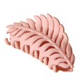 thumbnail image 1 of Hair Claw Clip Easy to Use Leaf Shape Matte Smooth Fasten Tightly Hair Clamp for Daily Wear, 1 of 10