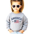 thumbnail image 4 of America Est 1776 Sweatshirt for Men Women & Kids Patriotic USA Flag 4th of July Pullover Gray Sweatshirt Youth Small, 4 of 8
