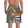thumbnail image 3 of Naloa I Like Big Digger Men's Beach Shorts, Surfing shorts, Swim trunks, Quick Dry Swim Trunks for Surfing Beach Fun - XX-Large, 3 of 9