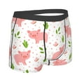 thumbnail image 3 of Balery Funny Little Pigs Men's Boxer Briefs, Soft and Breathable Cotton Underwear with nylon Waistband-X-Large, 3 of 9