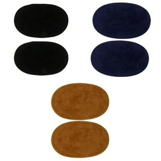 3 Pairs Sew On Oval Elbow Knee Patches Jeans Pants Repair Patches Brown Tan  Blue - AliExpress